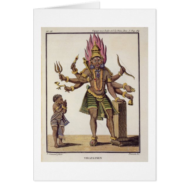 Shiva als Virapatren, Lord mit dem schlecht (Vorne)