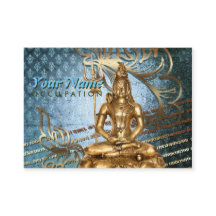 Shiva Blue Damask - Unternehmen, Visitenkarte