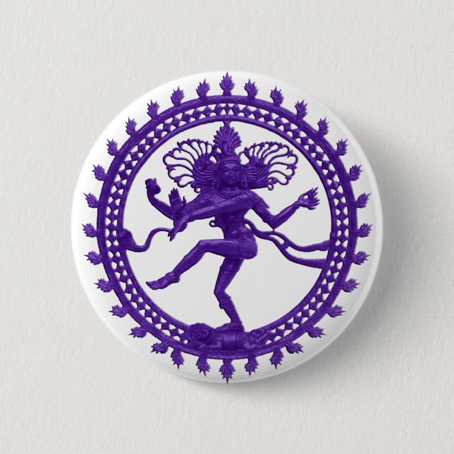 Shiva, der kosmische Tänzer Button (Vorderseite)