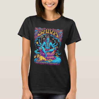 Shiva Druck Hindu Gott Herren Damen Spirituelle Ob T-Shirt