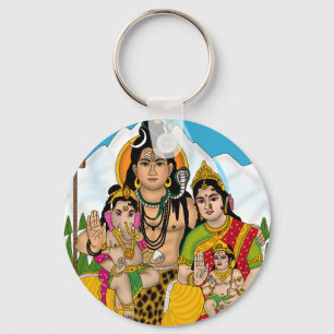 Shiva-Familien-Schlüsselanhänger Schlüsselanhänger