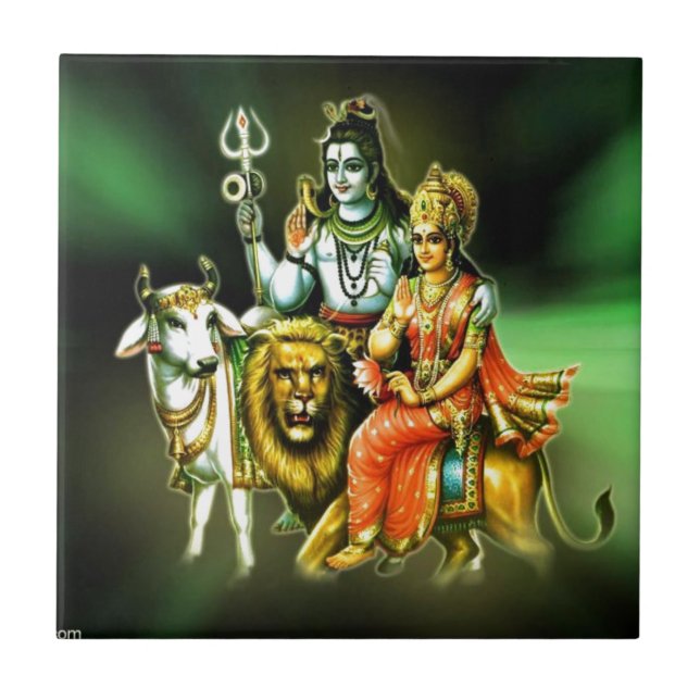 Shiva Fliese (Vorderseite)