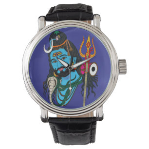 Shiva-Gesichtswanduhr Armbanduhr