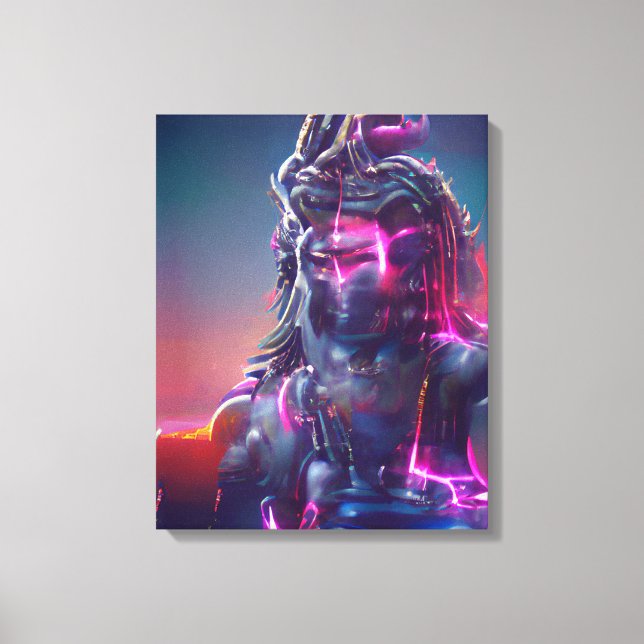 Shiva God India Leinwanddruck (Vorderseite)