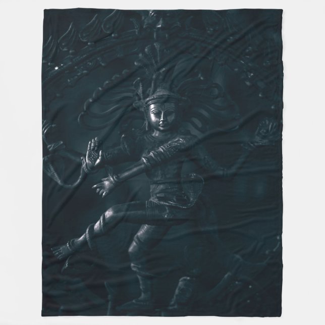 Shiva: Hinter Gott der Zerstörung Fleecedecke (Vorderseite)