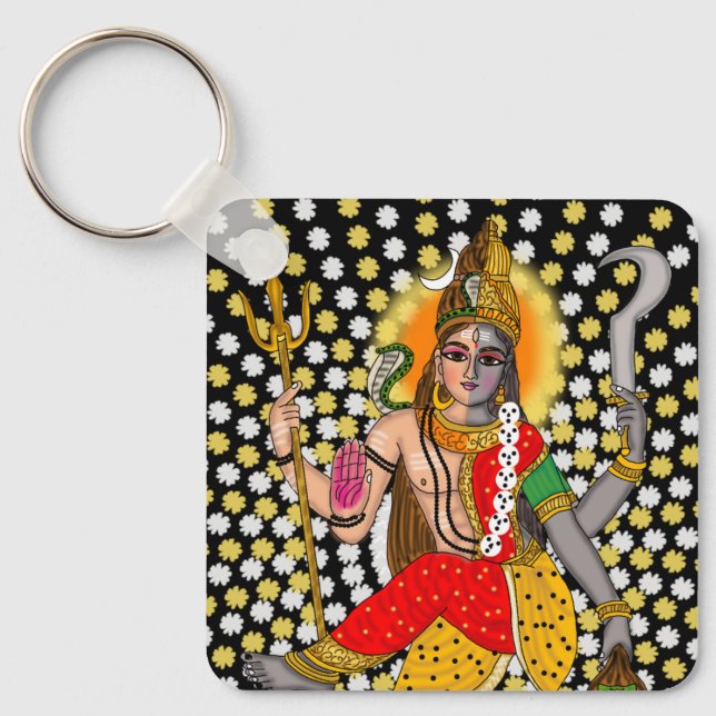 Shiva Kali Schlüsselanhänger (Vorderseite)