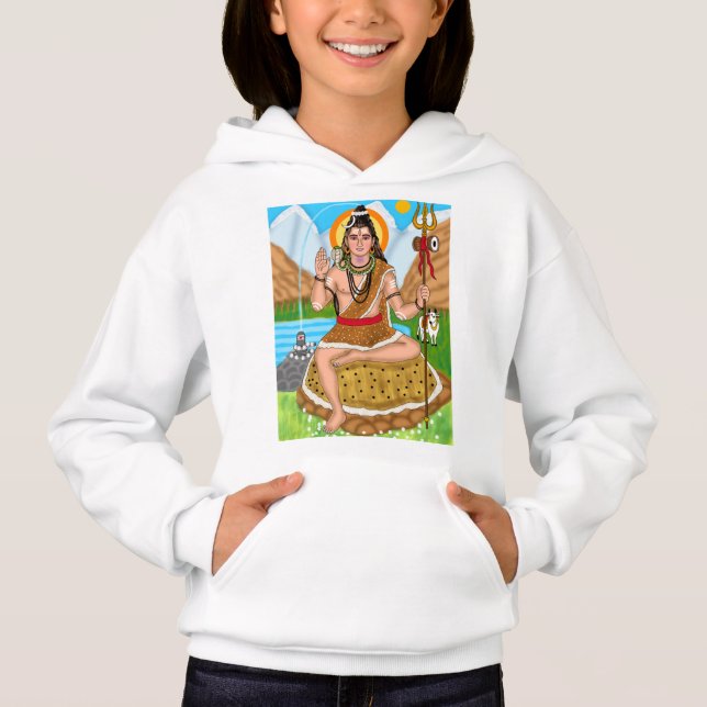 Shiva Kapuzenpullover Hoodie (Vorderseite)