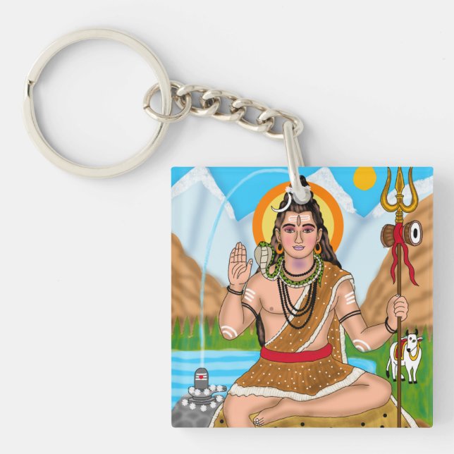 Shiva Keychain Schlüsselanhänger (Vorderseite)
