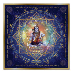 Shiva Mahamrityunjaya - Karma-Reinigung Poster