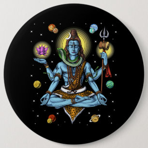 Shiva Meditation Button