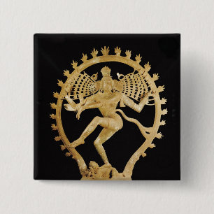 Shiva Nataraja Button