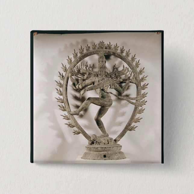 Shiva Nataraja, Dravidian Button (Vorderseite)