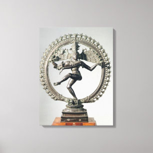Shiva Nataraja, Tamil Nadu, spätes Chola (Bronze) Leinwanddruck
