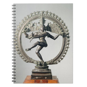 Shiva Nataraja, Tamil Nadu, spätes Chola (Bronze) Notizblock