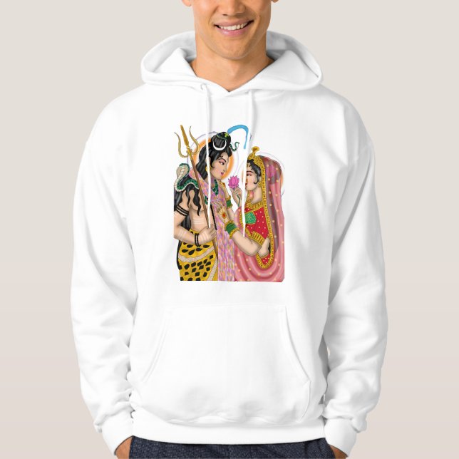 Shiva Parvati Hoodie (Vorderseite)
