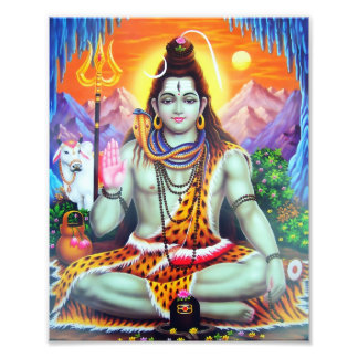 Shiva Print (8 Zoll x 10 Zoll) - Version 4 Fotodruck