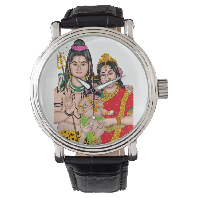Shiva’s Family Clock Armbanduhr (Vorderseite)
