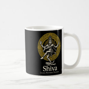 Shiva Schöpfer Erhalter Zerstörer Nataraja Hindu V Kaffeetasse
