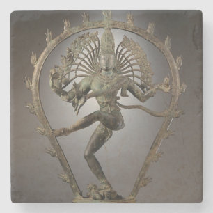 Shiva Statue Foto Steinuntersetzer