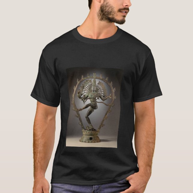 Shiva Statue Foto T-Shirt (Vorderseite)