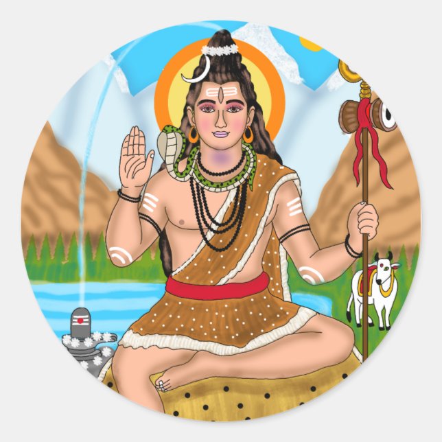 Shiva Sticker (Vorderseite)