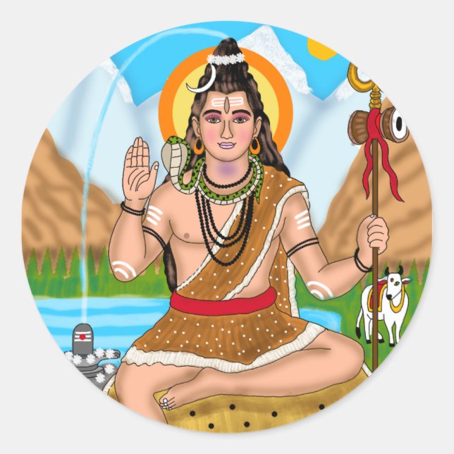 Shiva Sticker (Vorderseite)