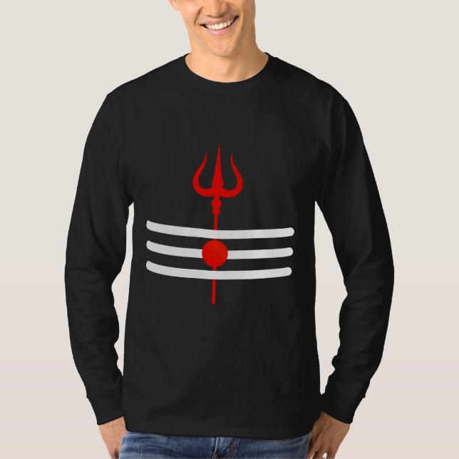 Shiva Trishul T-Shirt (Vorderseite)