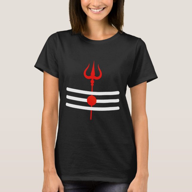 Shiva Trishul T-Shirt (Vorderseite)