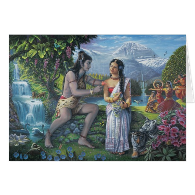 Shiva und Parvati - das All-Günstige Paar (Vorderseite (Horizontal))