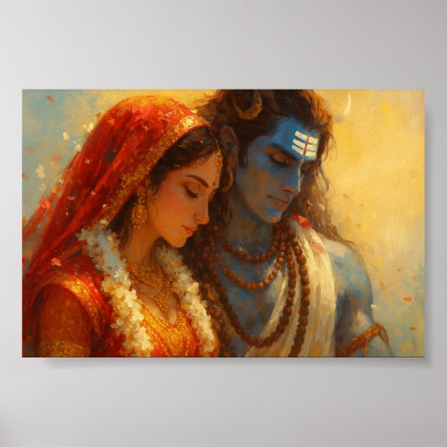 Shiva und Shakti Poster (Vorne)