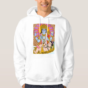 Shiva & Vishnu Hoodie – Spirituelle Casual Bekleid