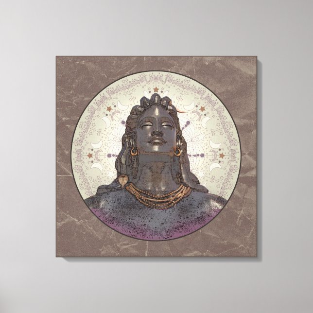 SHIVA ~ Wrapped Canvas Leinwanddruck (Vorderseite)