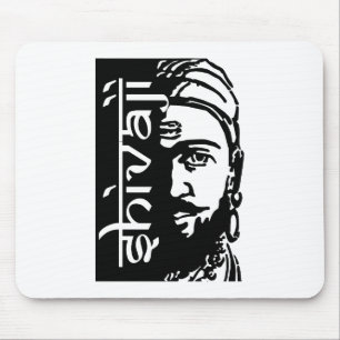 Shivaji Maharaj der Maratha König Mousepad