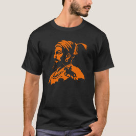 Shivaji Maharaj Krieger Silhouette T-Shirt