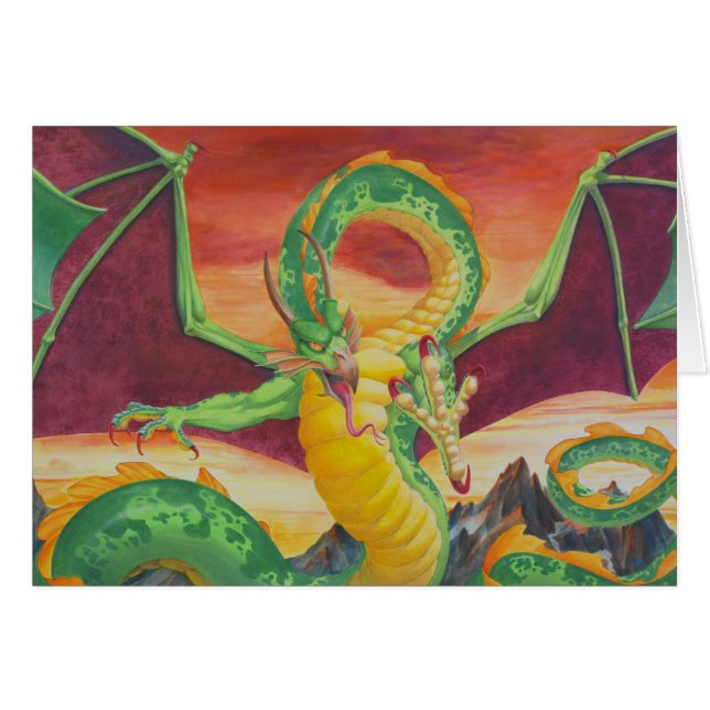 Shivan-Drache Neudesign (Vorderseite (Horizontal))