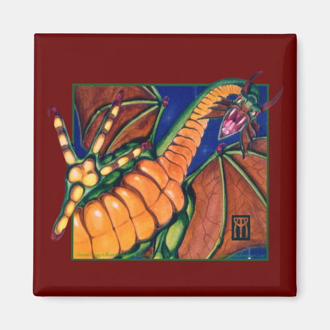 Shivan Dragon Magnet (Vorne)