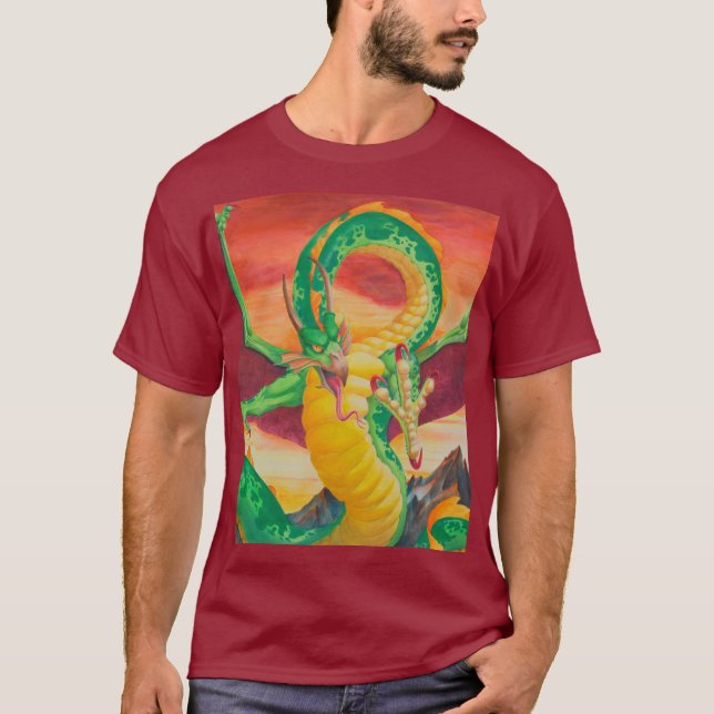 Shivan Dragon redesign All-Over-Print-T - Shirt (Vorderseite)