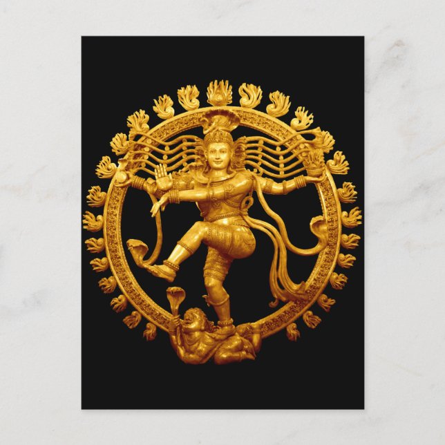 Shiva's Dance Postkarte (Vorderseite)