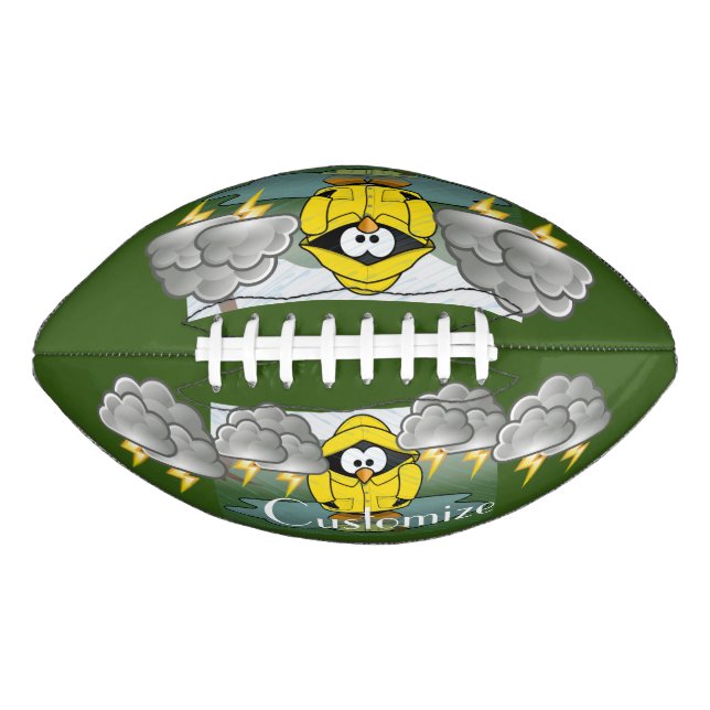 Shivering Rainy Day Pinguin Thunder_Cove Football (Vorderseite)
