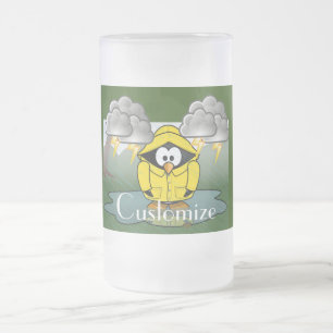 Shivering Rainy Day Pinguin Thunder_Cove Mattglas Bierglas