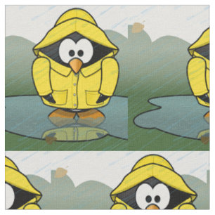 Shivering Rainy Day Pinguin Thunder_Cove Stoff