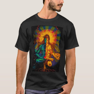 ShivShakti Gott Shiva und Göttin Parvati vintage f T-Shirt