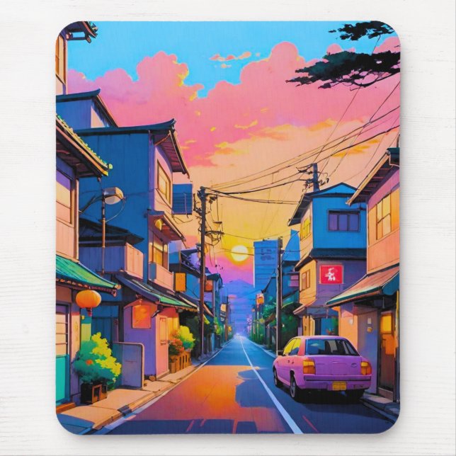 "Shizuka no Michi" (Quiet Street) Mousepad (Vorne)