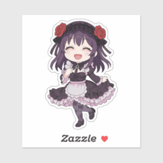 Shizuku-tan Chibi Cosplay-Puppe Kunst Aufkleber