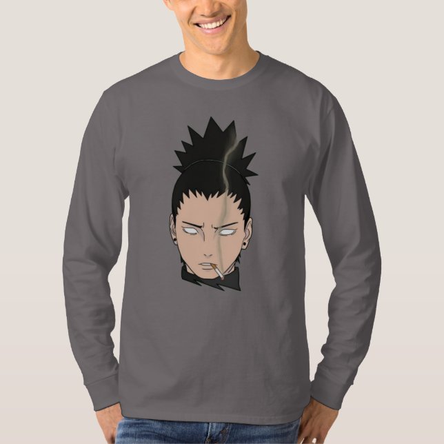 Shkamaru Animation Design Shikamaru Liebhaber  T-Shirt (Vorderseite)