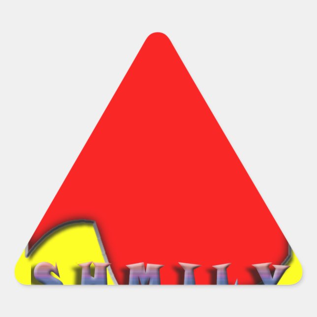 SHMILY Triangle Sticker (Vorderseite)