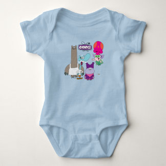Shnitzel, Mung, Chowder und Truffles Baby Strampler
