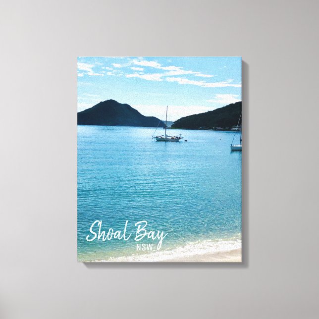 Shoal Bay Port Stephens NSW Leinwanddruck (Vorderseite)