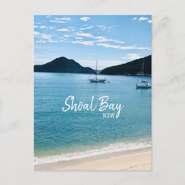Shoal Bay Port Stephens NSW Postkarte (Vorderseite)