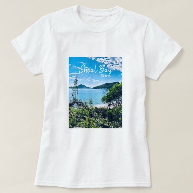 Shoal Bay Port Stephens NSW T-Shirt (Design vorne)